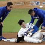 ‘Ecouraged’ Dodgers say Ohtani has partially dislocated shoulder